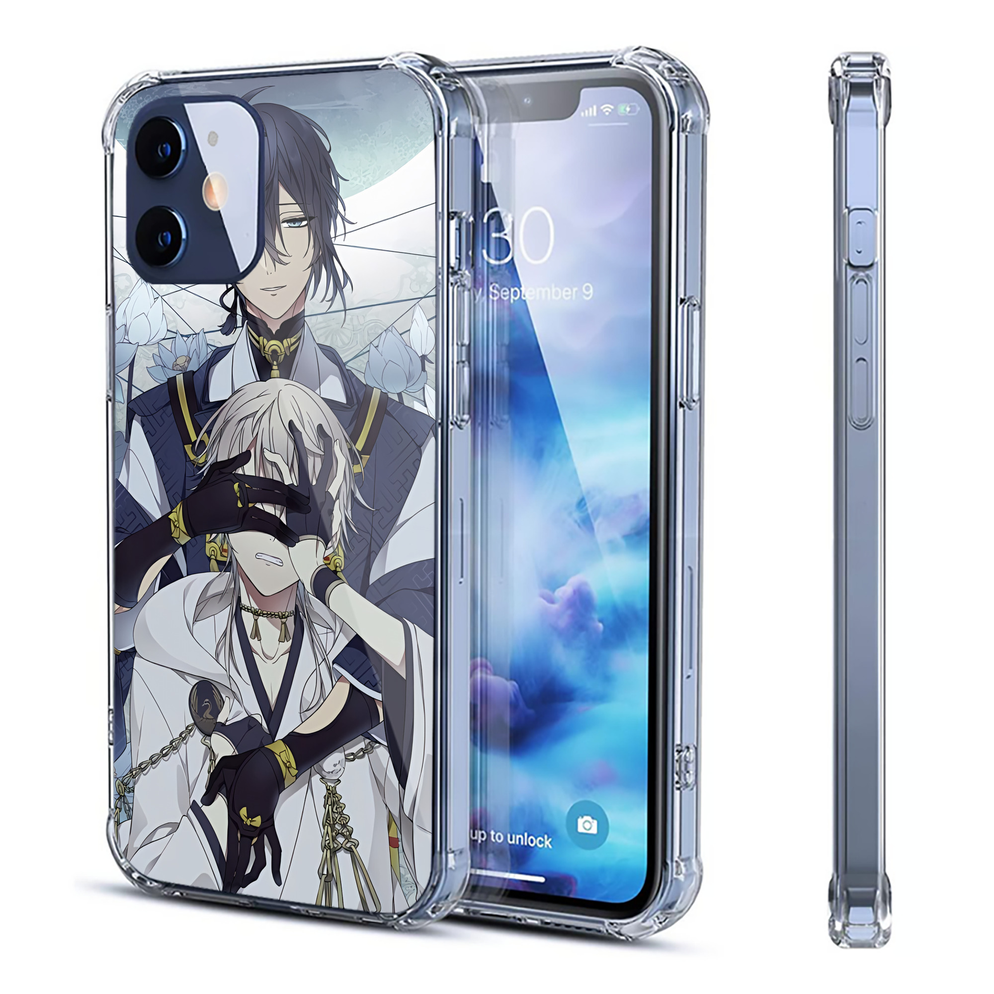 （画像用） 刀剣乱舞 Touken Ranbu 【iPhone 12シリーズ対応】透明スマホケース（クリアソフトケース）